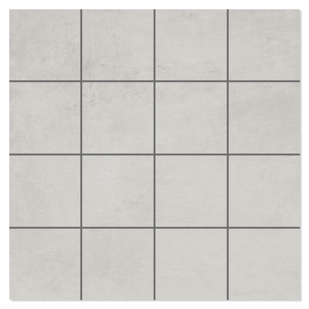 Mosaikkflis Freestone Lys Grå Matt 30x30 (7x7) cm